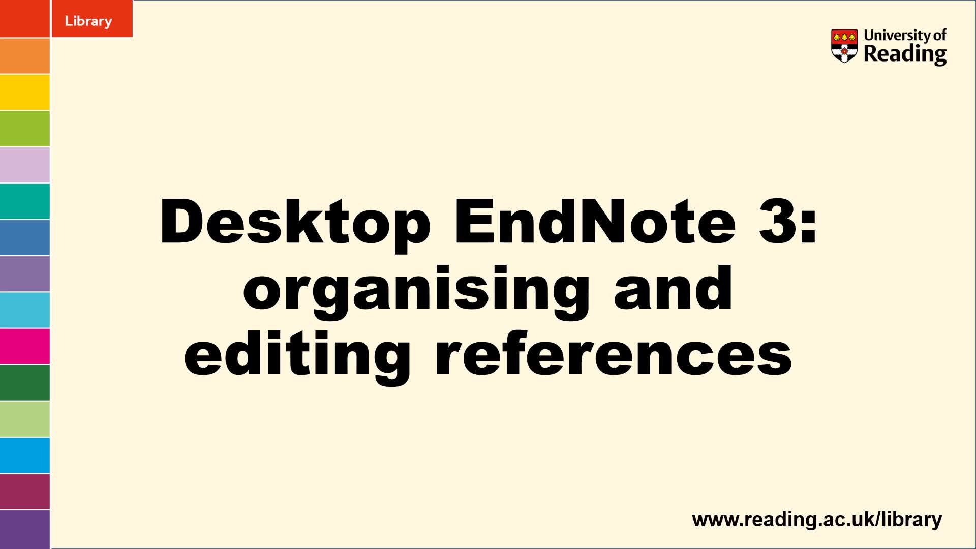 Organise & search your Library - EndNote - Library Guides at AUT